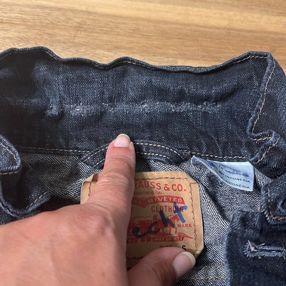 LEVIS white tag jean jacket